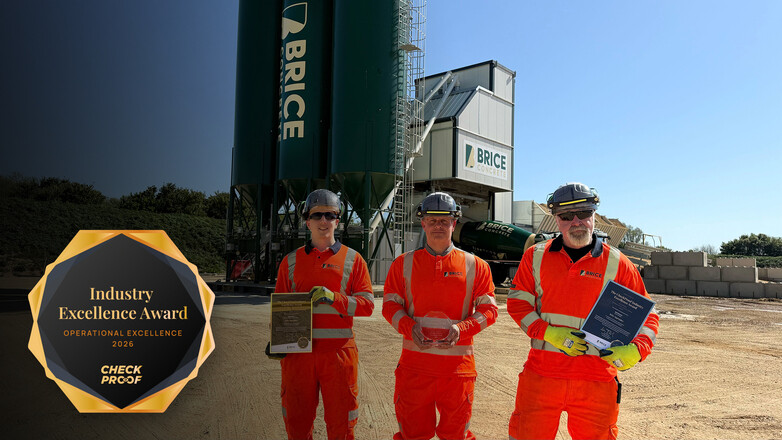 Brice Aggregates Wins Operational Excellence Award for Digital Innovation in Quarry Operations
